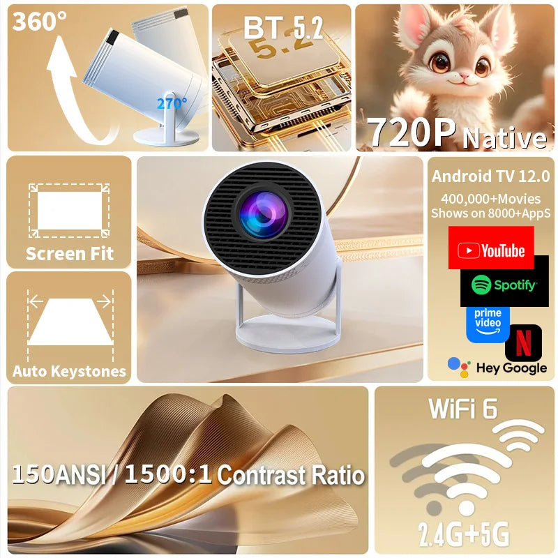 Smart Portable Movie Projector
